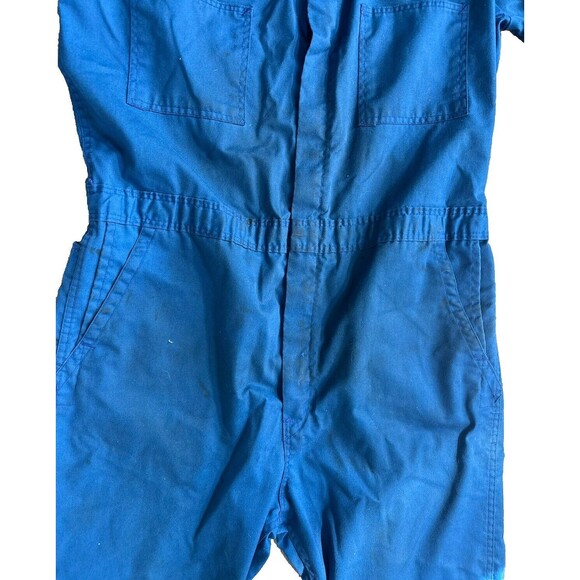 Vintage Amoco Gas Service Station Coveralls Uniform 44 Large Jumpsuit - Work - Picture 5 of 12